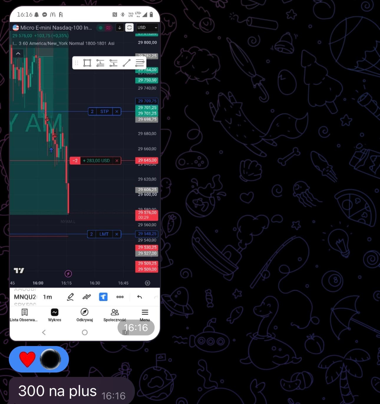 Payout Vault community proof screenshot.